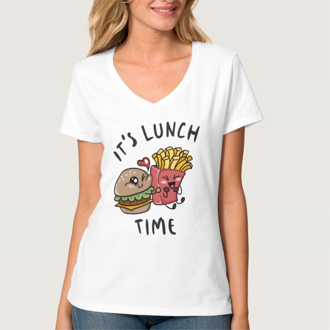 Camiseta Es hora de comer (Anverso)