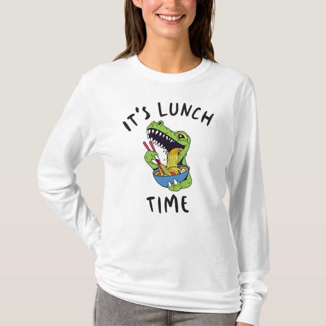 Camiseta Es hora de comer (Anverso)