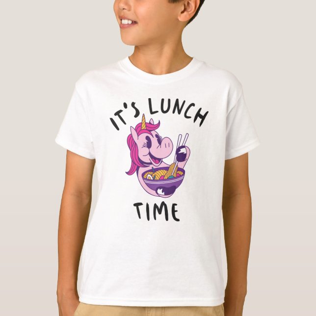 Camiseta Es hora de comer (Anverso)