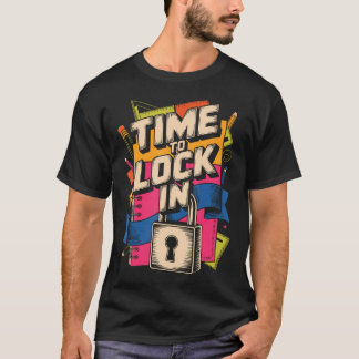 Camiseta Es hora de concentrarse el día del examen divertid