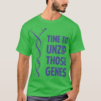 Camiseta Es Hora De Descomprimir Esos Genes Genéticos 
