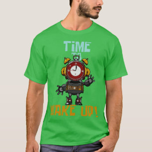 Camiseta Es Hora De Despertar El Cloc De Alarmas De Steampu