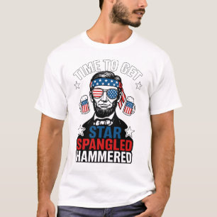 Camiseta Es hora de Emborracharse con Estrellas y 