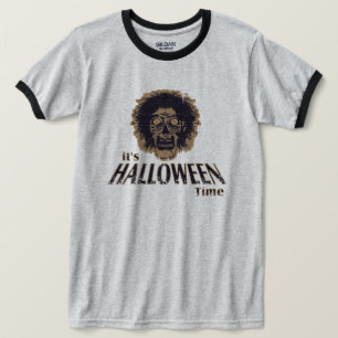 Camiseta Es hora de Halloween - Una mirada angustiada
