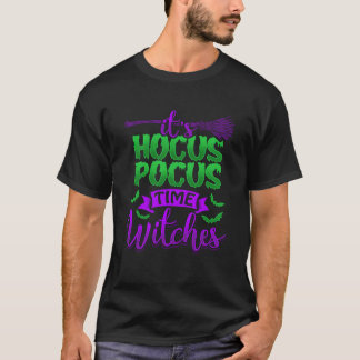 Camiseta ES HORA DE HOCUS POCUS CON Hallowee gracioso