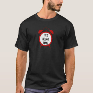 Camiseta ¡Es hora de Homo! - Regalos gay lindos para hombre