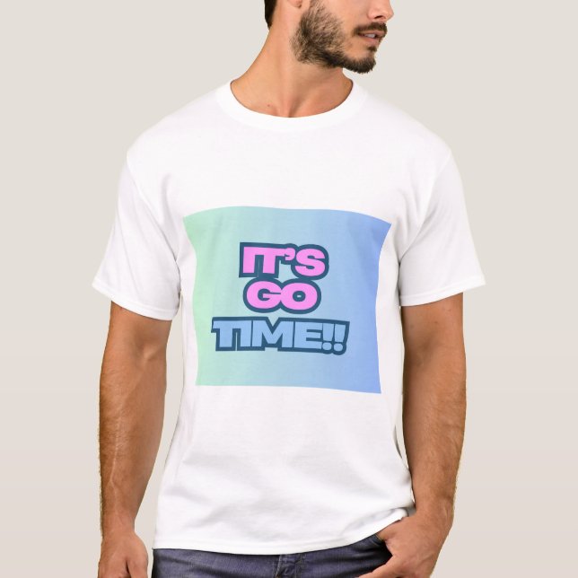 Camiseta Es hora de irse (Anverso)