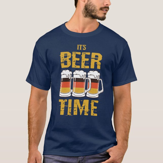 Camiseta Es hora de la cerveza (Anverso)