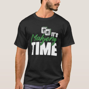 Camiseta Es hora de Mahjong el juego chino para los jugador