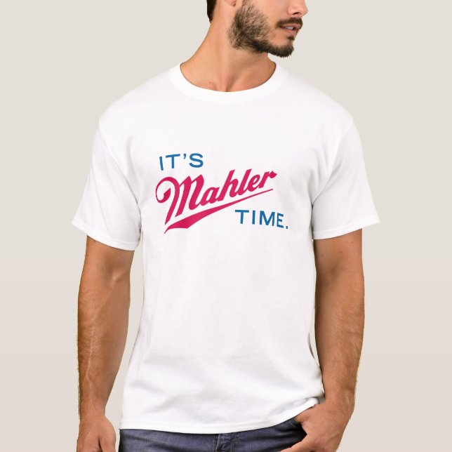 Camiseta Es hora de Mahler (Anverso)