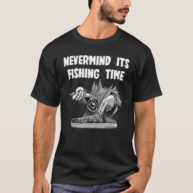 Camiseta Es hora de pescar (Anverso)