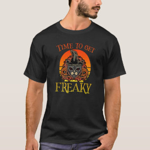 Camiseta Es Hora De Ponerse Freaky Halloween Con La Tirada 