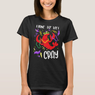Camiseta Es Hora De Que Cray Mardi Gras Crawfish Sea Fundid