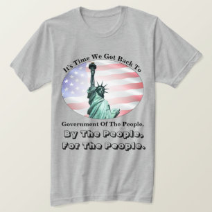 Camiseta Es Hora De Que El Pueblo Haga El Gobierno...