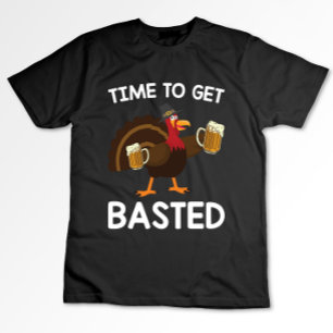 Camiseta Es hora de que te bañen Pavo de cerveza divertido