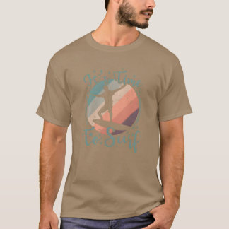 Camiseta Es hora de regalo de agua deportiva de surf