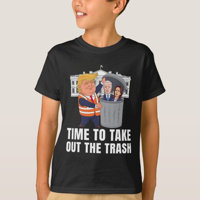 Camiseta Es Hora De Sacar A Trump De La Basura (Anverso)