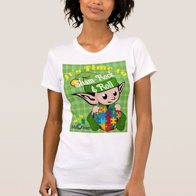 Camiseta Es hora de Sham-Rock y Roll con MACTown (Anverso)