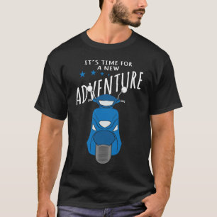 Camiseta Es hora de un nuevo diseño de moto de aventura