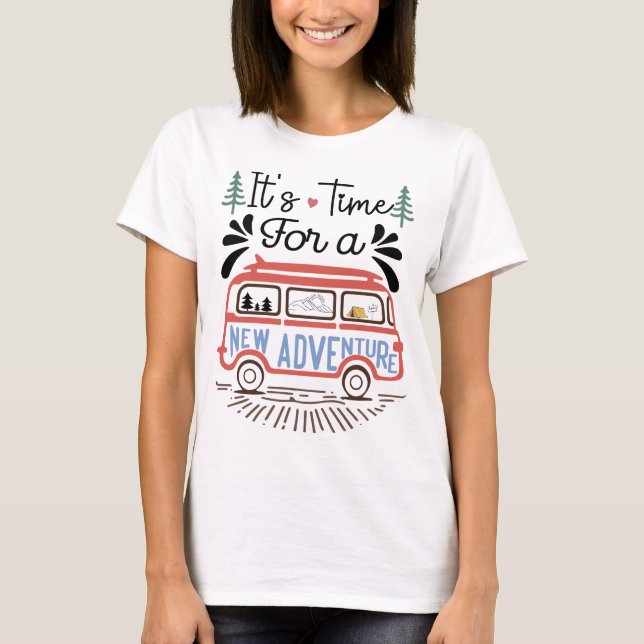 Camiseta Es hora de una nueva aventura (Anverso)