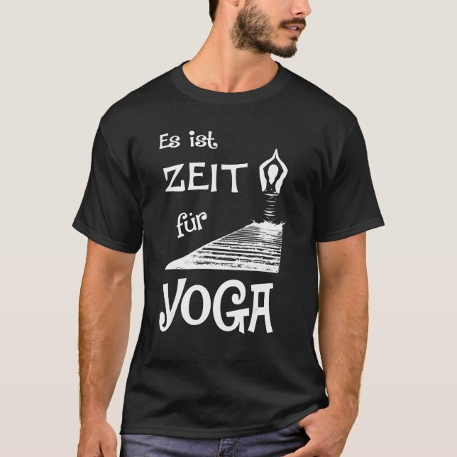 Camiseta Es hora de yoga (Anverso)