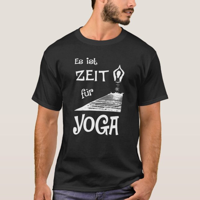 Camiseta Es hora de yoga  1 (Anverso)