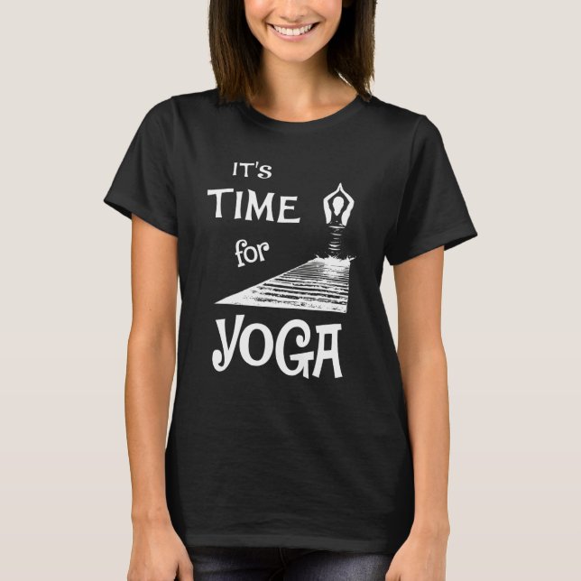 Camiseta Es hora de yoga 2 (Anverso)