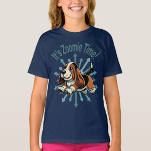 Camiseta Es hora de Zoomie Basset Hound