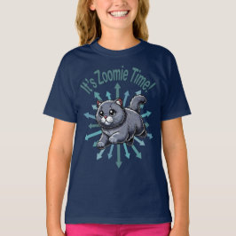 Camiseta Es hora de Zoomie Gato Británico de Pelo Corto
