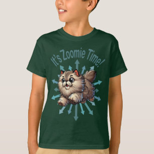 Camiseta Es hora de Zoomie Gato Persa