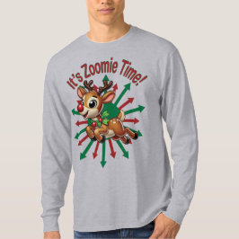 Camiseta ¡Es hora de Zoomie! Navidades renos