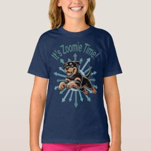 Camiseta Es hora de Zoomie Rottweiler