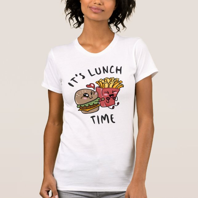 Camiseta Es hora del almuerzo (Anverso)