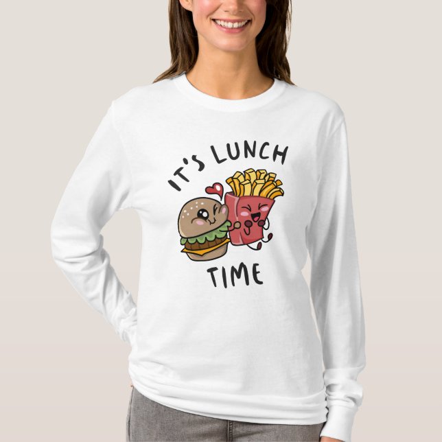 Camiseta Es hora del almuerzo (Anverso)