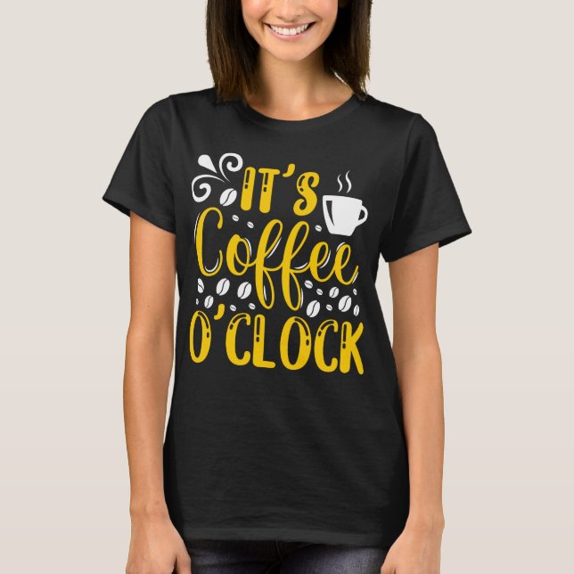 Camiseta Es Hora del Café (Anverso)