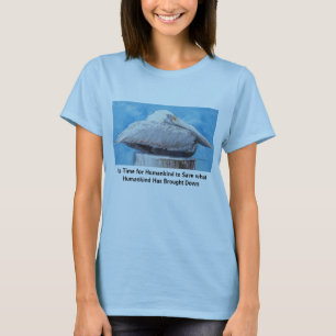 Camiseta Es hora para que la humanidad ahorre…