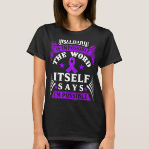 Camiseta ¡Es imposible! Fibromialgia Conciencia