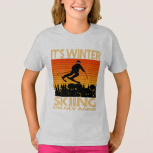 CAMISETA ES INVIERNO - ESQUÍ EN MI MENTE.