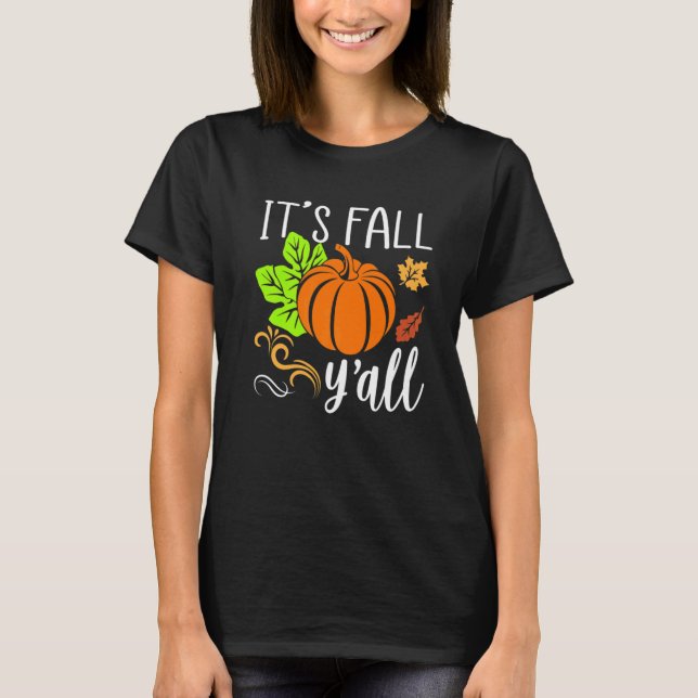 Camiseta Es la acuarela del otoño otoño en otoño (Anverso)
