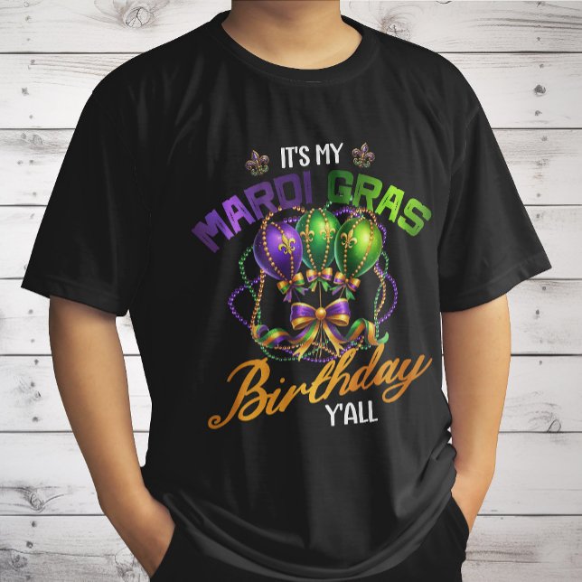 Camiseta Es la celebración del cumpleaños de mi Mardi Gras (Subido por el creador)