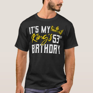 Camiseta Es la celebración del cumpleaños número 53 de mi R