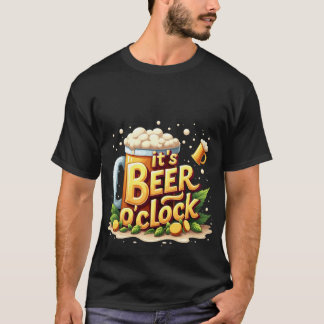 Camiseta es la cerveza de la mañana