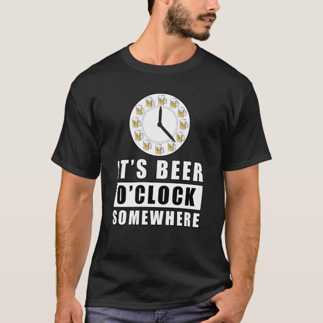 Camiseta Es la cerveza en algún lugar (Anverso)