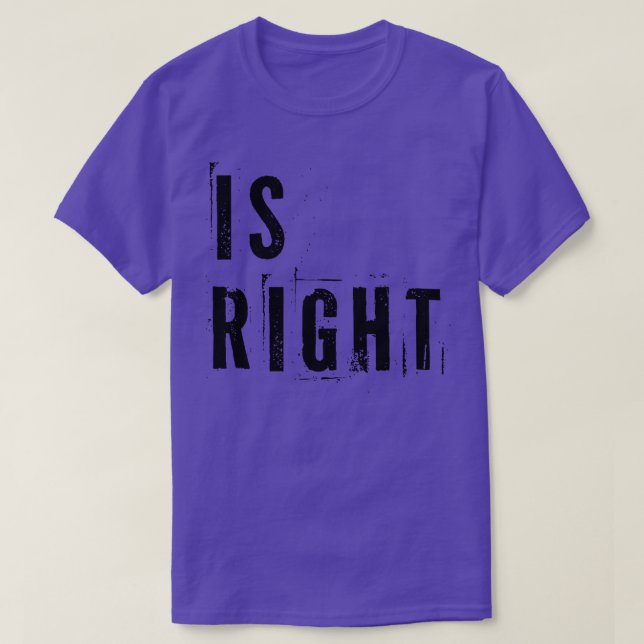 Camiseta Es la derecha 1 (Diseño del anverso)