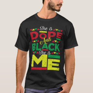 Camiseta Es La Droga Y Negro Ella Es Yo La Historia Negra M