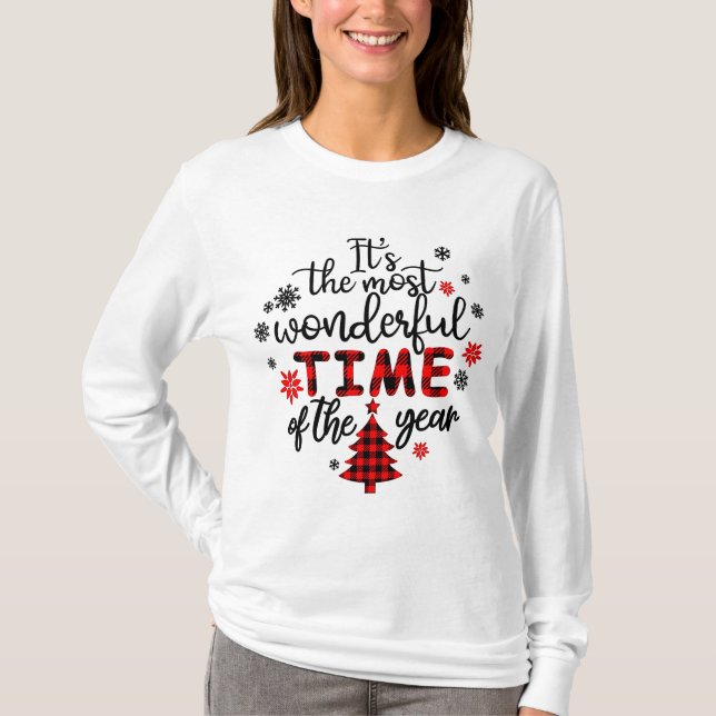 Camiseta Es la época más maravillosa del año Navidades (Anverso)
