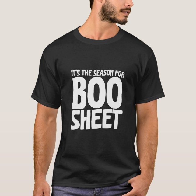 Camiseta Es la estación de boo Sheet (Anverso)