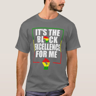 Camiseta Es la excelencia negra para mí - Historia negra M