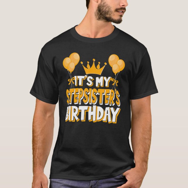 Camiseta Es la familia de la celebración de cumpleaños de m (Anverso)