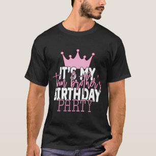 Camiseta Es la fiesta de cumpleaños de mi hermano gemelo